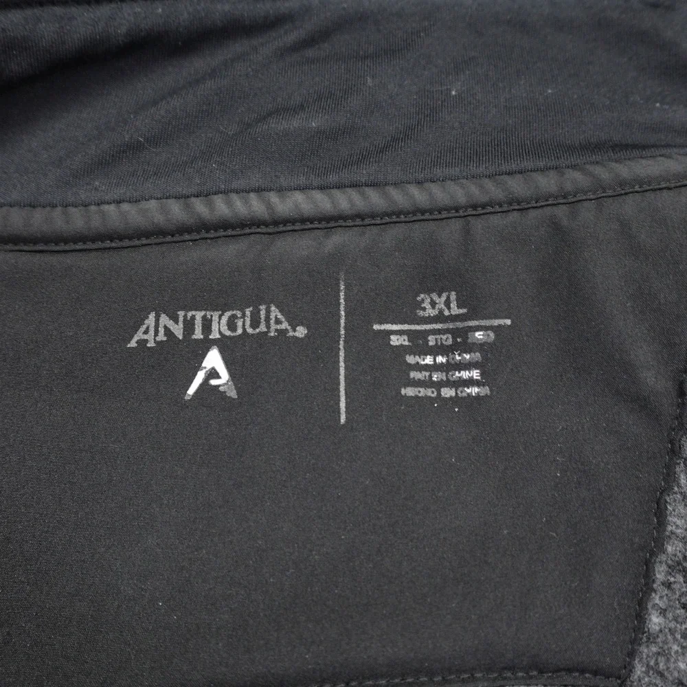 Arizona State Sun Devils ASU Pullover Mens 3XL Gray Heather Zip Sweater Antigua - Picture 9 of 16